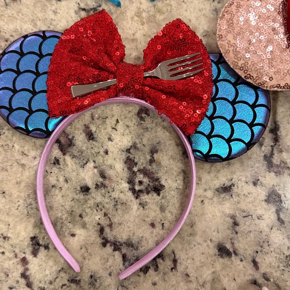 Tiana Mickey ears and little mermaid